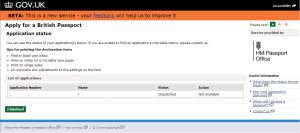 Passport status: Dispatched